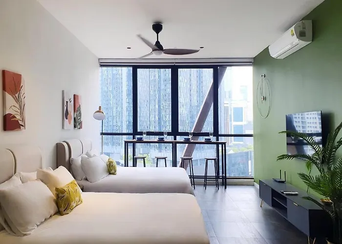 Deluxe Twin @ Scarletz Suites Klcc Kuala Lampur
